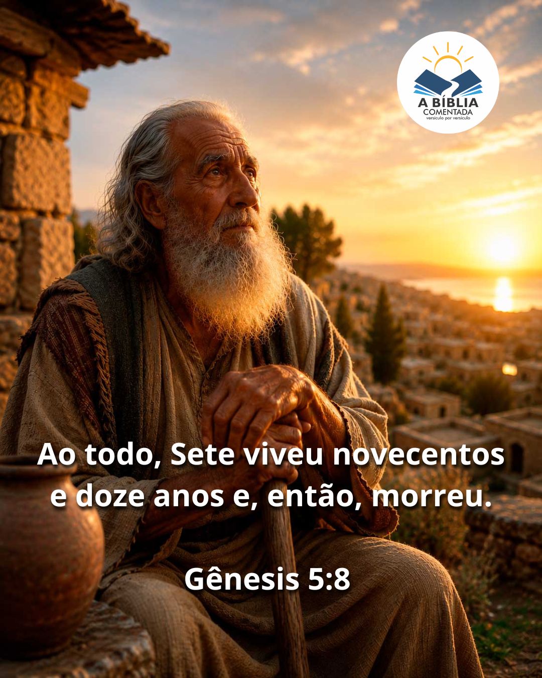 912 anos. O mesmo desfecho de todos. 

📖 Gênesis 5:8 — E mor