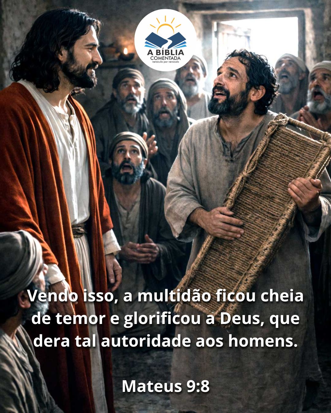 🔥 MATEUS 9:8 — TEMOR, LOUVOR E AUTORIDADE
"Vendo isso, a mul